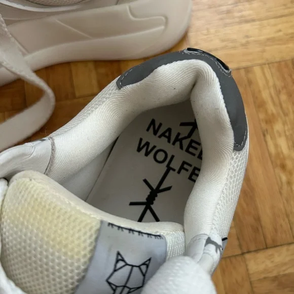 Naked Wolfe White Slider Sneakers - Picture 5 of 8